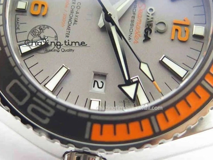 0411 UrbanStyle Planet Ocean 2016 43.5mm SS OM 1:1 Best Edition Gray Dial On Black Nylon Strap A 8168